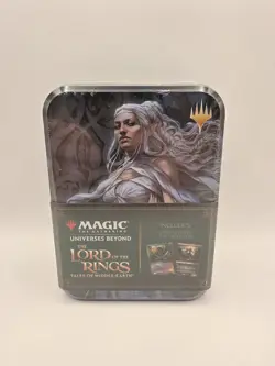 MTG LORD OF THE RINGS GALADRIEL COLLECTOR TIN NEW TALES OF MIDDLE EARTH MAGIC - Image 1