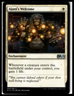 Core Set 2019 #6 Ajani's Welcome - Image 1