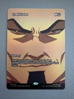 Cruel Tutor - Foil - Borderless M MTG Avatar 0024 TLE English - Image 1