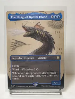 The Unagi of Kyoshi Island (Non-foil) [Borderless] TLA 0319 Rare MTG - Image 1