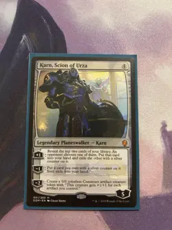 Karn, Scion of Urza [Dominaria] Near Mint MTG - Image 1