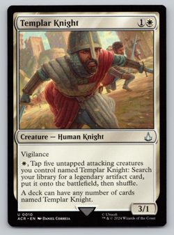 Templar Knight - MTG - Assassin's Creed Universes Beyond - Image 1