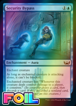 x1 Security Bypass SNC MTG 59/281 FOIL COMMON M/NM 1x - Image 1