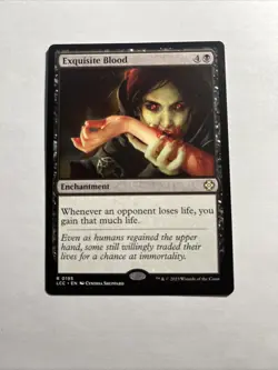 Exquisite Blood - Commander: The Lost Caverns of Ixalan MTG Plus Bonus Rare!!! - Image 1