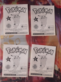 Meowth + Persian #52, 53 1999 Merlin Pokemon Set of 2 Stickers LP-NM - Image 3