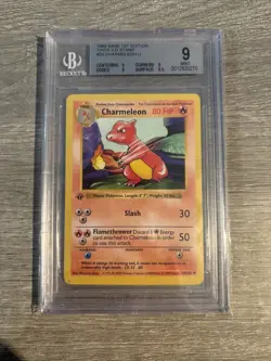 1999 Pokemon Base Set - Charmeleon 1st Edition - BGS 9 MINT- WOTC Vintage - Image 1