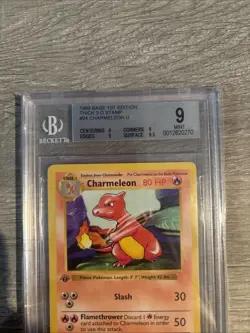 1999 Pokemon Base Set - Charmeleon 1st Edition - BGS 9 MINT- WOTC Vintage - Image 2
