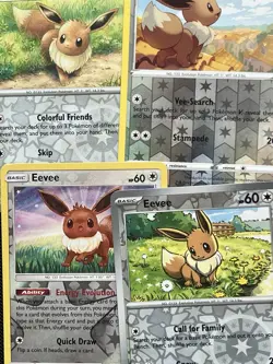 Eevee Lot - Reverse Holo - Near Mint - Pokemon TCG - Image 1