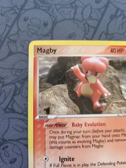 Pokemon: Magby #58/92 Legend Maker Non-holo 2006 Vintage - LP - G52 - Image 3