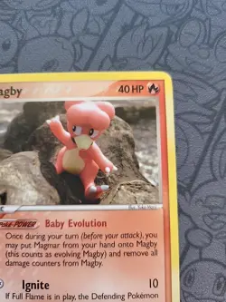 Pokemon: Magby #58/92 Legend Maker Non-holo 2006 Vintage - LP - G52 - Image 4