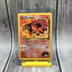 Brock's Vulpix 37/132 Uncommon Pokemon Gym Challenge Unlimited WOTC 2000 - Image 1