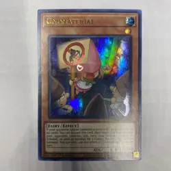 Yugioh! TCG Gnomaterial MP20-EN050 Ultra Rare 1st Ed NM Near Mint - Image 1