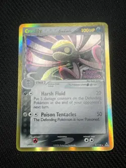 2006 Cradily 2/110 Stamped Holon Phantoms Pokemon Card Ex LP+ - Image 2