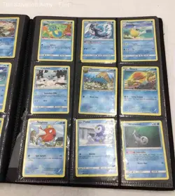 Pokemon Vulpix Trading Card Game Set With Leather Zipper Binder - Image 2