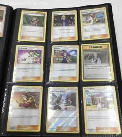 Pokemon Vulpix Trading Card Game Set With Leather Zipper Binder - Image 5