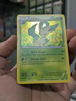 Pokemon Card 2013 LEAFEON BW87 Rare Holo Black Star Promo Black & White NM - Image 3