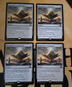 Wizards of the Coast Monument to Endurance x4 DFT Artifact Cards English - Image 1