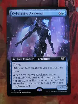 MTG Card : Cyberdrive Awakener (Kamigawa: Neon Dynasty ) EXTENDED ART - Image 1