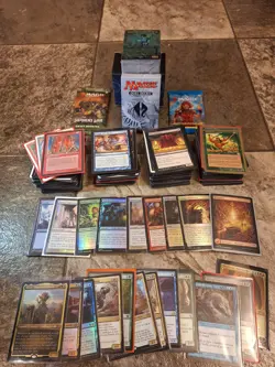 400 MTG Cards - Magic the Gathering Lot w/ FOILS & RARES! + BOOSTERS + DECKS - Image 1