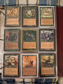 MTG Vintage Magic Gathering Cards Collection Binder - Rhystic Study + 6 Boosters - Image 5