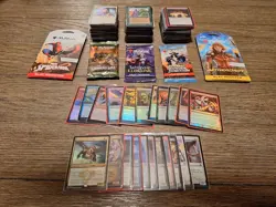 400 MTG Cards - Magic the Gathering Lot w/ FOILS & RARES! (NO DUPES) + BOOSTERS - Image 1