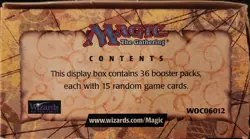 MTG: URZA'S SAGA empty Booster Pack display box, panel separation NO CARDS, 1998 - Image 4