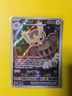 Noctowl 141 Sv: Scarlet & Violet Promo Cards Holo Pokemon TCG Illustration Rare - Image 1
