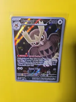 Noctowl 141 Sv: Scarlet & Violet Promo Cards Holo Pokemon TCG Illustration Rare - Image 3