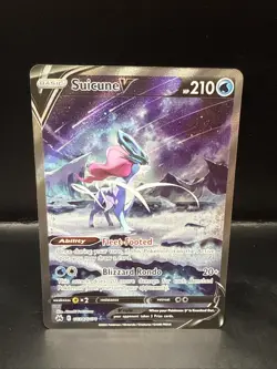 Pokemon TCG Suicune V GG38/GG70 2023 Crown Zenith Ultra Rare Card - - Image 1