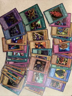 Vintage Yugioh card lot 70+ cards With Holos Included MP-HP - Image 1