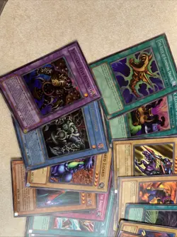 Vintage Yugioh card lot 70+ cards With Holos Included MP-HP - Image 2