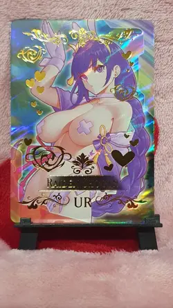 GODDESS STORY GODDESS LOVE COLOUR UR RAIDEN GENSHIN ANIME WAIFU CARD - Image 1