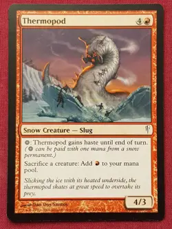 Magic The Gathering COLDSNAP THERMOPOD red card MTG - Image 1