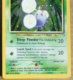 Jumpluff 7/111 Rare Holo Neo Genesis Set Pokemon Card MP - Image 3