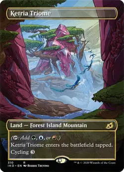 Ketria Triome (Showcase) Ikoria: Lair of Behemoths Magic The Gathering MTG Card - Image 1