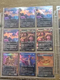 Magic the Gathering Lord of the Rings lot..promos pre release and bundle - Image 1