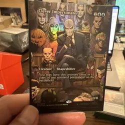 Clever Impersonator (Borderless) Marvel Universe Eternal-Legal Foil MTG - Image 3