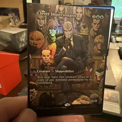 Clever Impersonator (Borderless) Marvel Universe Eternal-Legal Foil MTG - Image 4