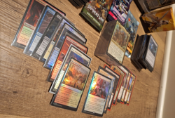 Magic the Gathering Lot w/ FOILS & RARES! (NO DUPES) + BOOSTERS + 4 DECKS - Image 2