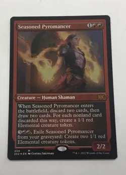 Seasoned Pyromancer (Foil Etched) Double Masters 2022 Foil - Image 1