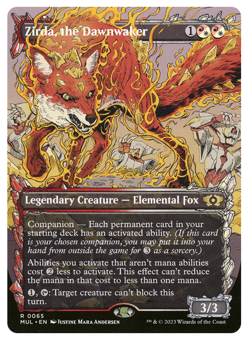 MTG: Showcase Zirda, the Dawnwaker - Rare - Multiverse Legends (MUL) - M/NM - Image 1