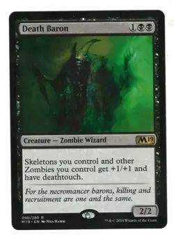 MTG Death Baron Core Set 2019 Magic The Gathering TCG - Image 1