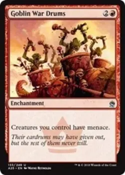x1 Goblin War Drums - Masters 25 - NM - MTG - Image 1