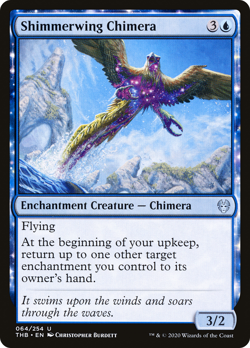 SHIMMERWING CHIMERA ~mtg NM-M Theros Beyond Death Unc x4 - Image 1