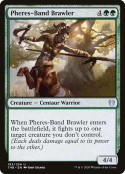 PHERES-BAND BRAWLER ~mtg NM-M Theros Beyond Death Unc x4 - Image 1