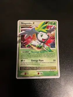 2009 POKEMON TCG SHAYMIN LV.X IN COLLECTOR’S TIN (OPENED BUT IN GOOD CONDITION) - Image 2