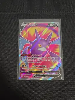 Crobat V - 182/189 - Pokemon Darkness Ablaze Sword & Shield Full Art Card NM - Image 1