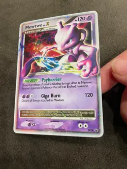 Mewtwo Lv. X DP28 Black Star Promo Holo Pokemon 2008 Diamond & Pearl LP - Image 4