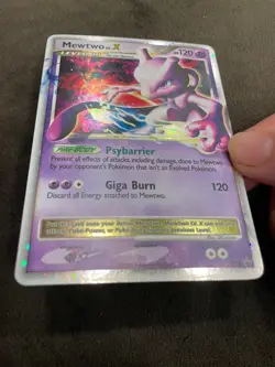 Mewtwo Lv. X DP28 Black Star Promo Holo Pokemon 2008 Diamond & Pearl LP - Image 5