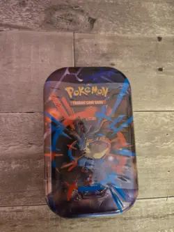 Pokemon TCG Mega Evolution Mega Heroes Mini Tin - Mega Lucario - Factory Sealed - Image 1